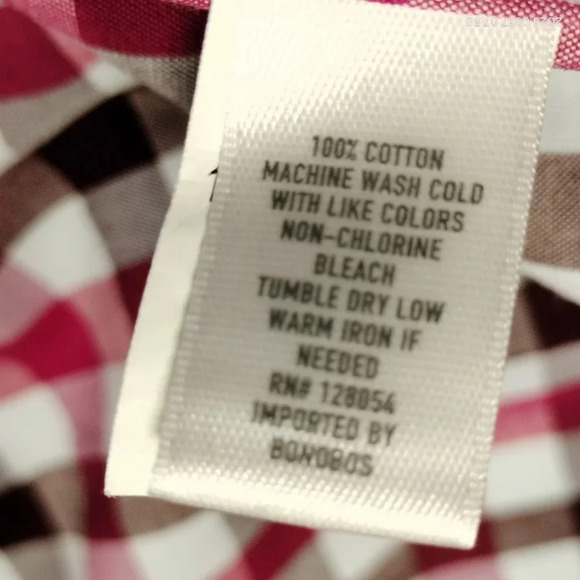 Bonobos Men's Sz XXL Slim fit Shirt Button Up Long Sleeves Dark pink maroon - Picture 8 of 9